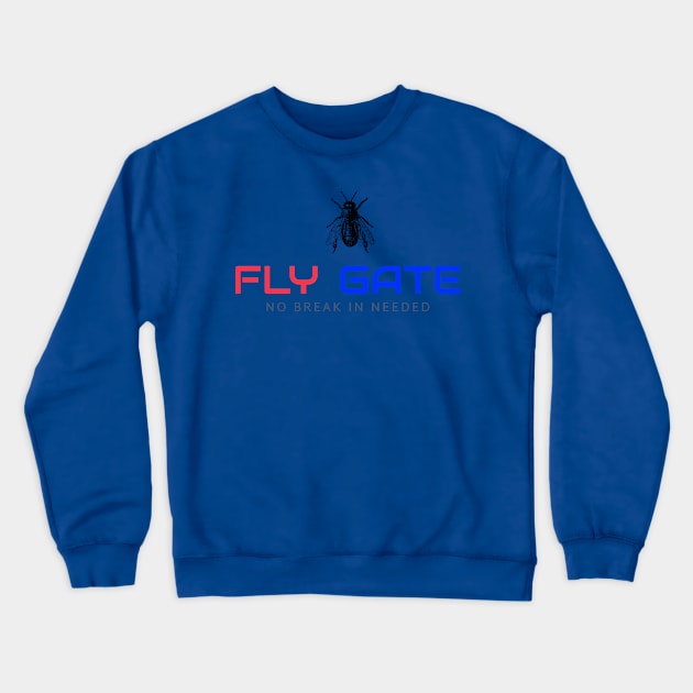 Fly Gate Crewneck Sweatshirt by Car Boot Tees